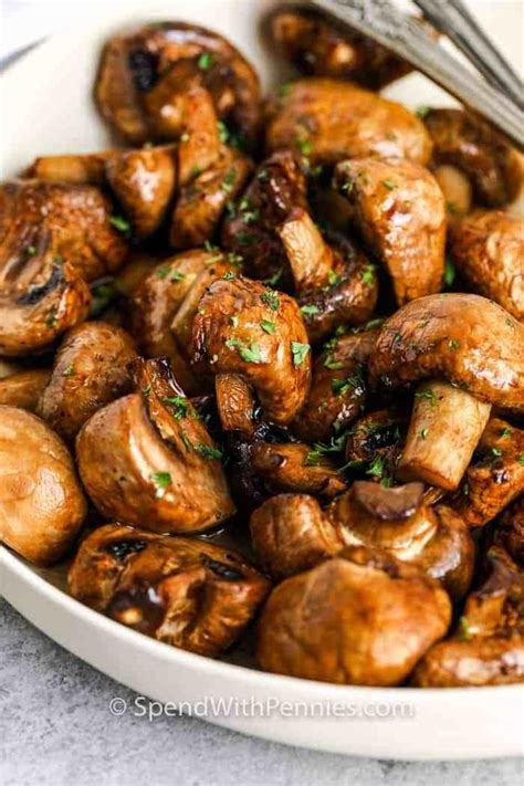 Garlic Butter Air Fryer Mushrooms Ready In Minutes Mushroom