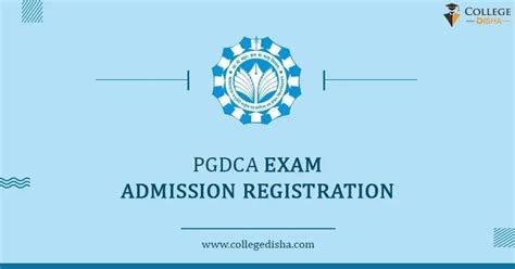 PGDCA Registration Form 2025 Online Apply PGDCA Application Form