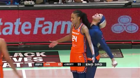 Buzzer Beater By Dewanna Bonner Silences Crowd Wnba Semis New York