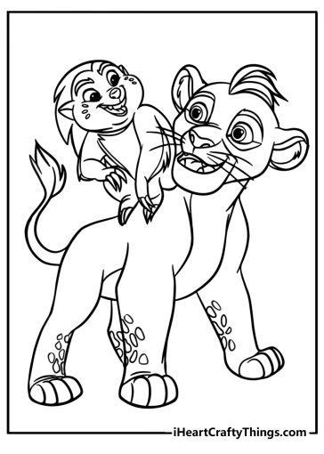 New Lion Guard Coloring Pages Free To Print