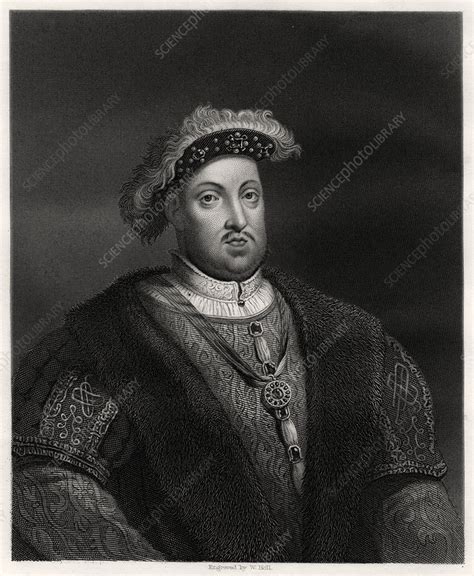 Henry Viii King Of England And Ireland 19th Century Stock Image