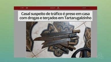 Jornal do Amapá 2ª Edição Casal suspeito de tráfico é preso em casa