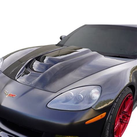 Carbon Creations® - Chevy Corvette C6 2005 ZR1 V2 Style Carbon Fiber Hood