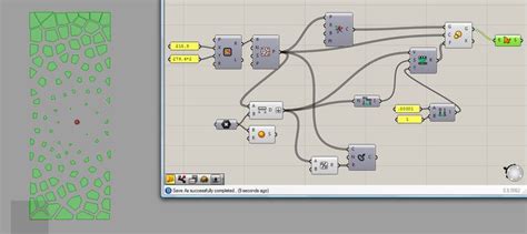 Scaling Voronoi With Attractor Point Grasshopper Parametric Design Grasshopper Rhino