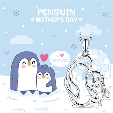 Sg Sterling Silver Zvierat Penguin Kvetina N Hrdeln K S Mama A