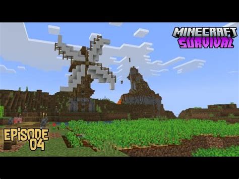 Membuat Windmill Dan Memperluas Persawahan Minecraft Survival