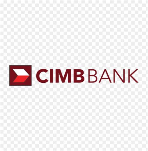 cimb bank logo vector   png  png images toppng