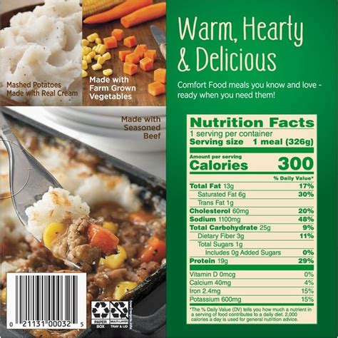 Marie Callender S Beef Shepherds Pie 11 5 Oz Instacart