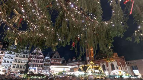 Frankfurter Weihnachtsmarkt Startet Montag Ffnungszeiten Parkhaus