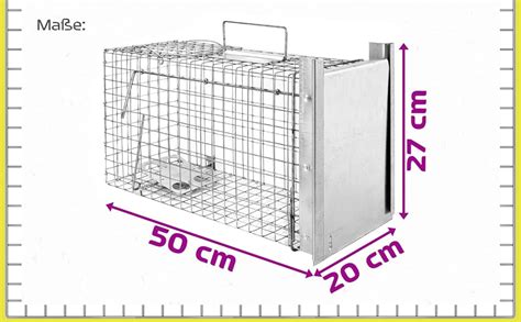 Lebendfalle Marder Rattenfalle Lebend Wiesel Garten Kaninchen Abwehr