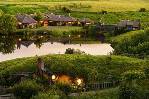 Enchanting Hobbiton A Stunning HD Wallpaper