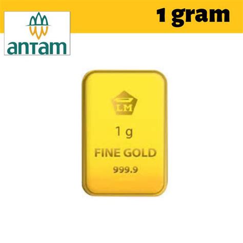 Jual Gr Gram Goldbar Logam Mulia Lm Emas Antam Dengan Sertifikat