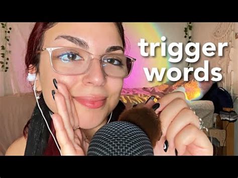 ASMR Alliterative Whispered Trigger Phrases With Mic Brushing Combing