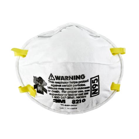 3M™ Particulate Respirator 8210, N95 - Mass Technologies - 3M