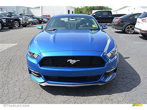 2017 Lightning Blue Ford Mustang V6 Coupe 114354971 Photo 4