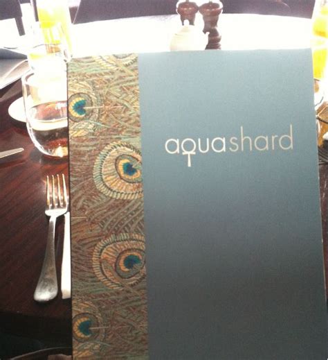 Aqua Shard Menu | Natalie Glaze - A UK Lifestyle & Travel Blog