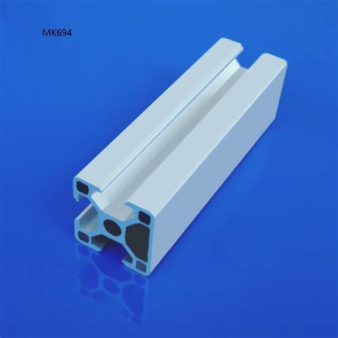 Mk T Slot Single Side Sealed Industry Aluminium Profile Silver