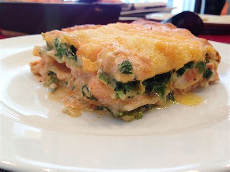 Lachs Lasagne Mit Spinat Von Stetim Chefkoch