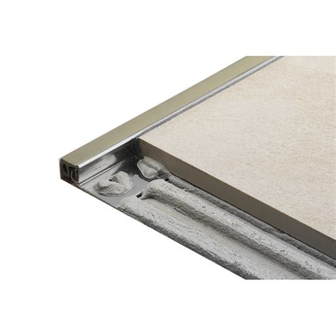 Schluter Dilex Eksa Stainless Steel V A Expansion Joint Light Beige