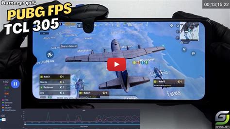 TCL 305 Test Game PUBG Mobile With FPS Meter Helio A22 GSM FULL INFO