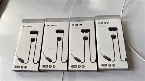 Sony WI C100 Wireless In Ear Bluetooth Headphones With Built In