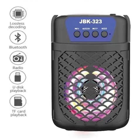 Jbk 323 Wireless Bluetooth Speaker Shopee Malaysia