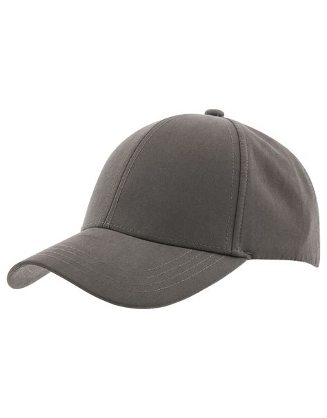 Jamie Plain Baseball Cap Grey Hats Accessorize Global