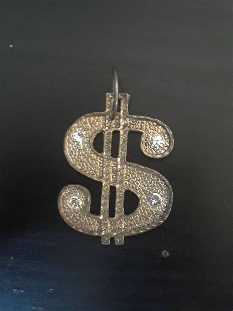 Dollar Sign Pendant Etsy