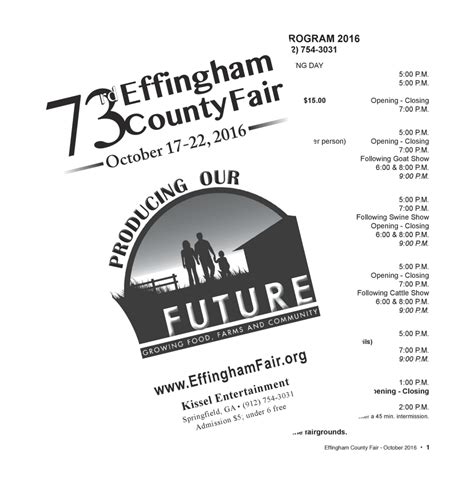 2016 Fair Book – The 2024 Effingham County Fair