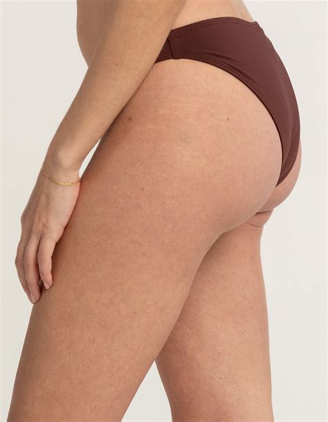 Full Tilt Classic Bikini Bottoms Chocolate Tillys