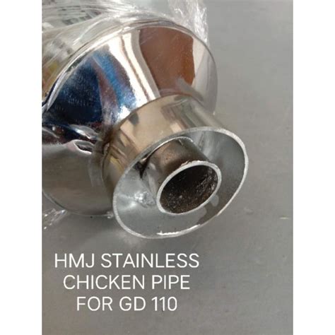 Brandnew Stainless Chicken Pipe Double Elbow For GD110 Lazada PH