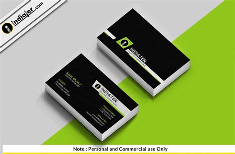 Free Technology Company Business Card Psd Template Indiater