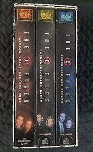 THE X FILES BOX SET W 3 VHS Tapes 6 Episodes Digitally Mastered