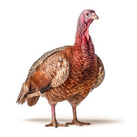 Premium Photo Turkey Isolated On White Background Generative Ai