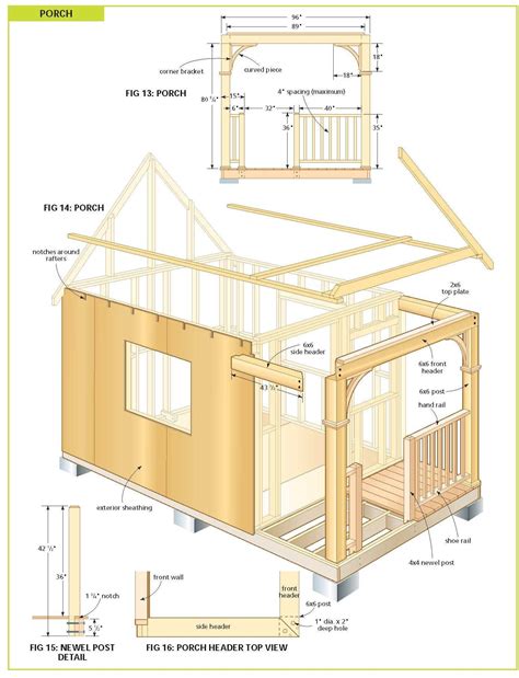 Free Wood Cabin Plans | Shedplansx.com