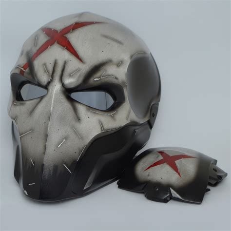 Red X Mask Robin Helmet Teen Titans Mask Battle Look DC Cosp - Inspire ...