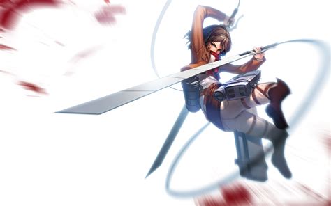 Attack on Titan Mikasa Wallpaper - WallpaperSafari