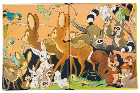 Hake's - SNOW WHITE FOREST ANIMALS BOOK PAIR.