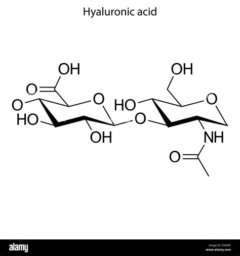 Formule Topologique De L Acide Hyaluronique Mol Cule Chimique Image