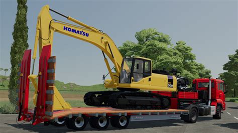 Fs22 Komatsu Pc300 V 10 Exevators Mod Für Farming Simulator 22