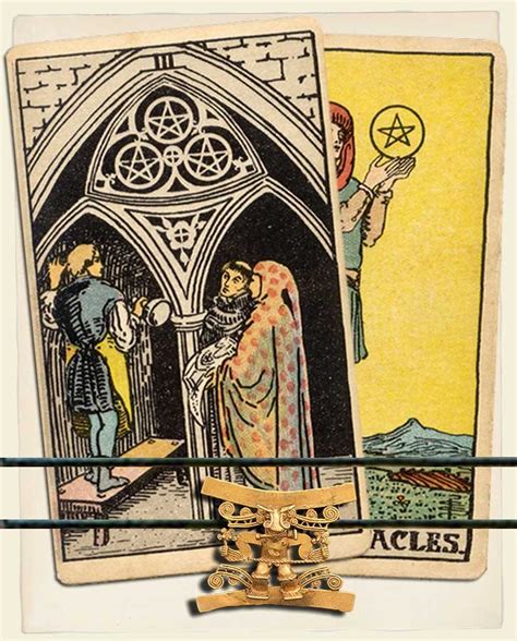 Three Of Pentacles And Page Of Pentacles Combination Reading With