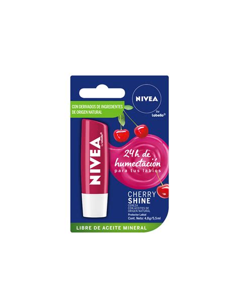 Protector Labial Nivea Labello Protlabial Cereza