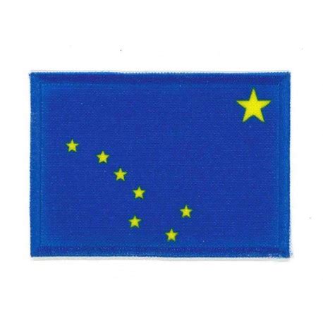 Parche Bordado Y Textil Bandera Alaska Cm X Cm Los Parches