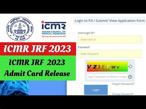 ICMR JRF 2023 Admit Card Release New UPDATE Sahpalityagi YouTube