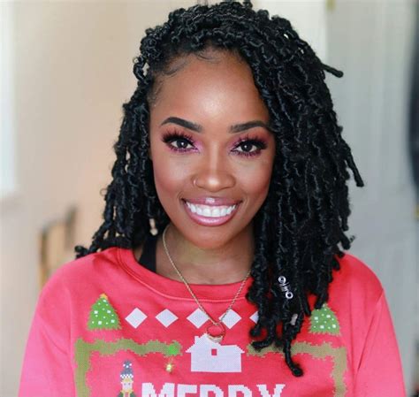 Buy Toyotress Butterfly Locs Crochet Hair 12 Inch 8 Pcs Natural Black Faux Locs Pre Twisted