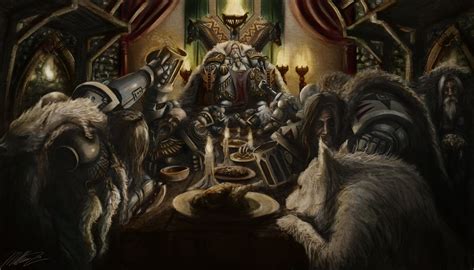 Thanksgiving At The Fang By Matthew Crum Space Wolves Warhammer 40k