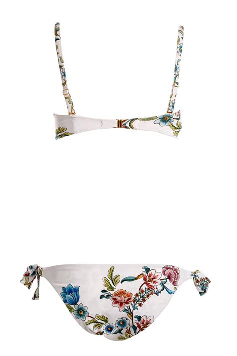 Bikini Bottom Reversible With Exclusive Floral Print Raffaela D Angelo Tsigaloglou Collection