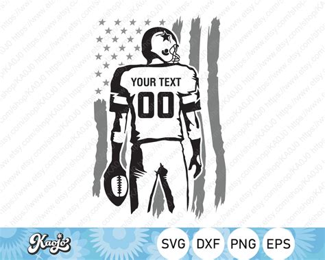 Football Player Svg American Football Svg Football Game Day Svg