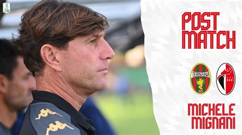 Michele Mignani Intervista Post Partita Ternana 0 0 Bari Serie