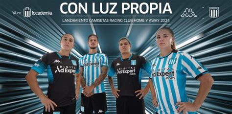 Racing presentó su nueva indumentaria para el 2024 Racing Club